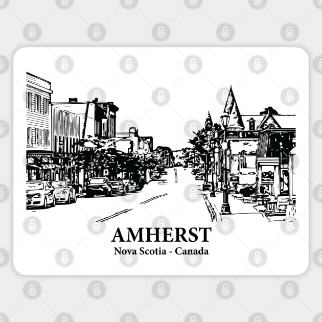 Amherst - Nova Scotia Magnet by Lakeric